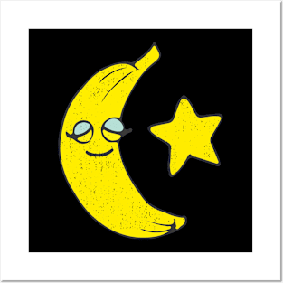 Banana Sleep Shirt Cuddle Shirt Fruits Vegetarian Posters and Art